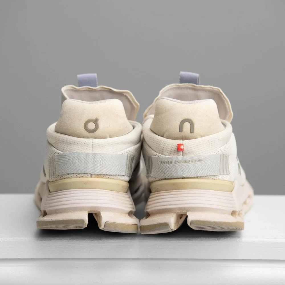 On CloudNova W9/M7.5 White Shoes GorpCore Athleisure Sneakers Minimalist